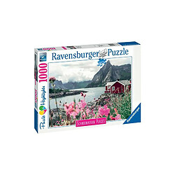 Puzzle 1000 pièces Ravensburger Reine Lofoten Norvège