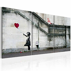 Paris Prix Tableau 3 Panneaux Il Ya Toujours de l'espoir - Banksy 30 x 60 cm 