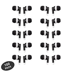 Just Jam Basic Dot 3050 Écouteurs Lot de 100 Intra-Auriculaire Silicone Android Noir