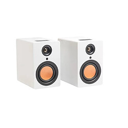 Paire d enceintes connectée Hi Fi Bluetooth Mitchell uStream One Blanc 