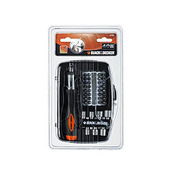 BLACK & DECKER Kit de tournevis a cliquet avec 40 accessoires