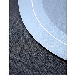 LUUCOZK Tapis de bain antidérapants absorbants à séchage rapide, tapis de décoration de salle de bain, gris elliptique-Boue de diatomées 40x60cm