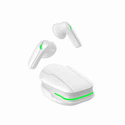 Y68 Tws Bluetooth Écouteur Sans Fil Enc Binaural Faible Latence Noice Annulation Jeu Casque Blanc 