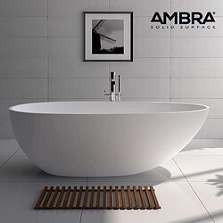 Ambra Baignoire ilot 170 cm en Solid surface - Sensaé