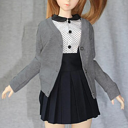 pull cardigan avec boutons pour poupées 1/6 bjd sd