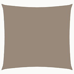 vidaXL Voile de parasol tissu oxford carré 3,6x3,6 m taupe