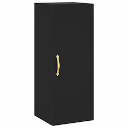 Maison Chic Armoire murale,Meuble de Rangement pour salon,cuisine noir 34,5x34x90 cm -MN20052