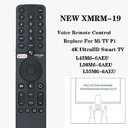 GUPBOO XMRM-19 convient à la télécommande vocale mi TV L55M6-6AEU L43M6-6AEU