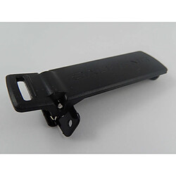 vhbw Clip à ceinture compatible avec Baofeng UV-5RA, UV-5RB, UV-5RC, UV-5RD appareil radio - plastique, noir 