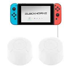 Wewoo Pour Nintendo Switch Game Bouton blanc Silicone Caps Housse de protection 2 PCS