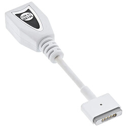 InLine Bloc d'alimentation pour ordinateur portable Notebook TIP M18B (14.85V), pour Apple Magsafe2, Macbook Air, 90W / 120W, blanc