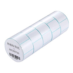 Wewoo 5 PCS 40 * 30mm 700 étiquette thermique autocollant Barcode papiers pas cher