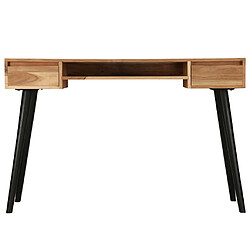 vidaXL Table à écrire Bois d'acacia massif 118 x 45 x 76 cm