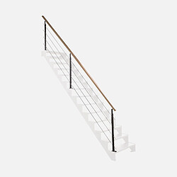 Kordo UNIVERSO - Kit garde-corps pour escalier 4m en acier noir