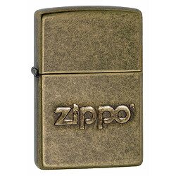 Zippo 60.002.307 Briquet estampillé, Collection Printemps, Laiton Vieilli