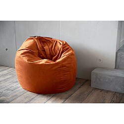 Pouf poire - terracotta - 14200v-78 - JUMBO BAG