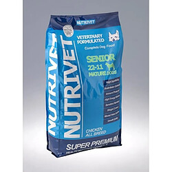 Nutrivet SUPER PREMIUM Croquettes chien senior 22/11 0% blé - 15 kg 