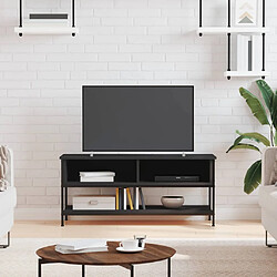 Maison Chic Meuble TV scandinave - Banc TV pour salon noir 100x35x45 cm bois d'ingénierie -MN15952