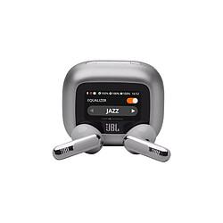 Ecouteurs sans fil Bluetooth JBL Live Flex 3 avec réduction de bruit Argent 