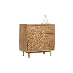 BOIS & CHIFFONS Commode sculptée 3 tiroirs | Manguier Floria 