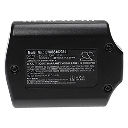 vhbw Batterie compatible avec Hitachi FDB 10DL, FDS10DFL, FWH 10DCL, FWH 10DL, FWH10DCL, FWH10DFL outil électrique (4000 mAh, Li-ion, 10,8 V) 