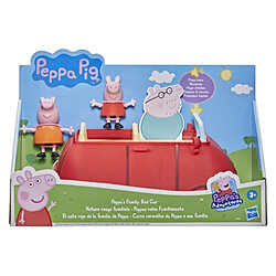 Disney Set of figure Peppa Pig Family red car