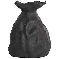 Beliani Vase à fleurs COONTAIL Céramique 31 cm Noir 