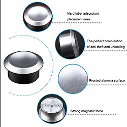 Acheter Wewoo Cadenas Dispositif de clouage à aimant puissant pour déverrouillage en métal anti-vol boucle concave