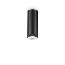 Ideal Lux Downlight rond monté en surface noir Matériau : MétalColoris : NoirNombre d'ampoules : 1Type d'ampoule : E27Puissance max par ampoule (W) : 60IP : 20Hauteur en Cm : 12.9Diamètre en Cm : 5Intensité variable