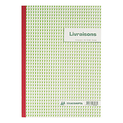 Cahier de livraison Manifold Exacompta autocopiant A4 50 pages triple exemplaires