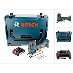 Bosch GST 18 V-LI S Professional Scie sauteuse sans fil 18V + 1x Batterie 2,0Ah + Coffret L-Boxx - sans chargeur