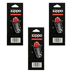 Pack de 3 x 6 Pierres Zippo Officielles