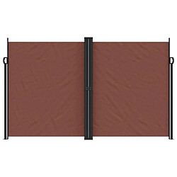 Avis Maison Chic Auvent latéral rétractable de balcon | Store extérieur | Auvent solaire Marron 200x1000 cm -GKD93193