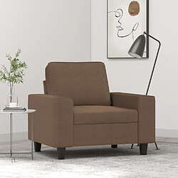 Maison Chic Fauteuil Relax pour salon | Fauteuil Marron 60 cm Tissu -GKD90004