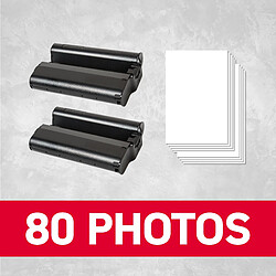 AGFA PHOTO - Cartouche et papiers photos format 10 x 15 cm - AMOC - Compatible AGFA PHOTO Realipix Moments et KODAK PD450, PD460, PD480 et PD450WIFI- RECONDITIONNE - Blanche