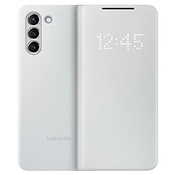 Étui Samsung Galaxy S21 Rabat intelligent Led View Cover Original argent