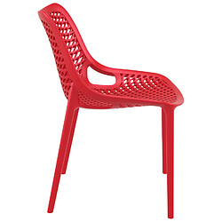 Avis Alterego Chaise moderne 'BLOW' rouge en matière plastique