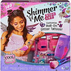 Spin Master Cool Maker Shimmer Me Tattoo Studio - autocollants de tatouage scintillants