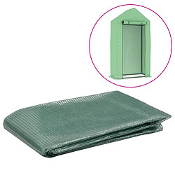 vidaXL Couverture de remplacement de serre (0,5 m²) 50x100x190 cm Vert 