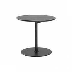 Inside 75 INNOVATION LIVING KIFFA table extensible design diamètre 45 cm chêne noir 