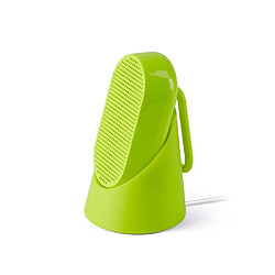 Lexon Enceinte Bluetooth Portable MINO T avec Mousqueton Intégré Vert citron