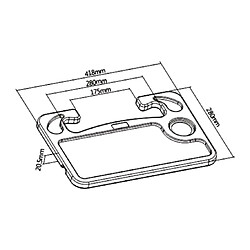 Support multifonctionnel pour Voiture Maclean, 5kg max, MC-928 pas cher