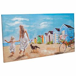 Cadre Alexandra House Living Toile Bois d'épicéa 120 x 3 x 60 cm 