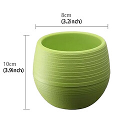 Wewoo Pot de fleur Créative Multi-viande Plantes En Plastique Pots De Élégant Bureau Mini De Fleurs Mini Semis Pépinière Pot, Aléatoire Couleur Livraison