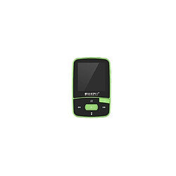 Wewoo Lecteur MP3 Sport Bluetooth MP3 8gb Clip Mini avec support d'écran FM, enregistrement, E-Book, Horloge, Podomètre Vert 8 Go 