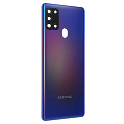 Cache Batterie Samsung Galaxy A21s Façade Arrière Originale Samsung Bleu