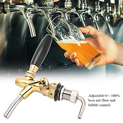 Avis ComfortXL Robinet de distribution de bière réglable en acier inoxydable plaqué chrome g5/8