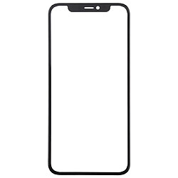 Wewoo Écran avant lentille en verre + adhésif optiquement transparent OCA pour iPhone 11 Pro Max noir