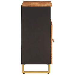 Acheter vidaXL Armoire latérale marron et noir 60x33,5x75 cm bois de manguier