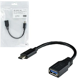 mcl - Adaptateur USB 3.1 type C mâle / USB type A femelle - 17cm